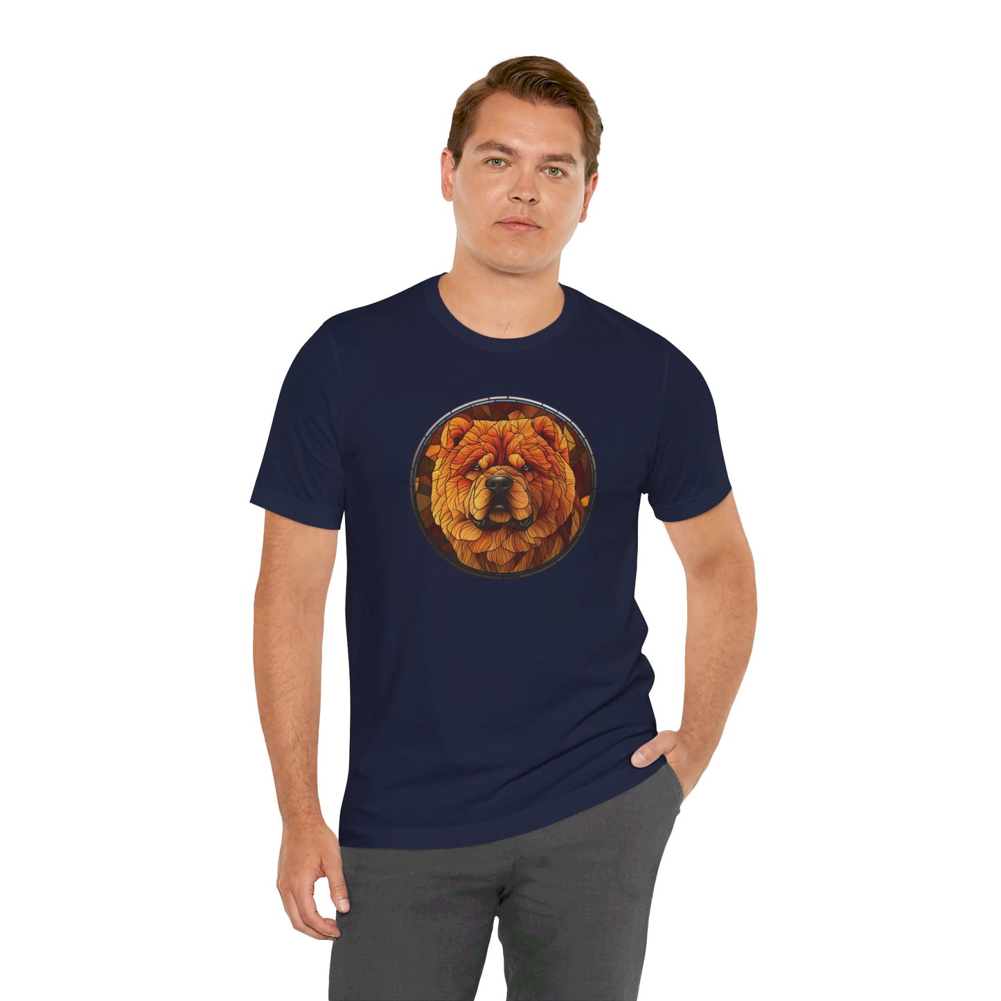 Chow Chow T-Shirt, Chow Chow Shirt, Chow Chow Graphic Design, Gift for Her, Gift for Him, Pet Lover T-Shirt, Pet T-Shirt, Colorful Rottweiler, Colorful Design, Unisex Jersey Short Sleeve Tee