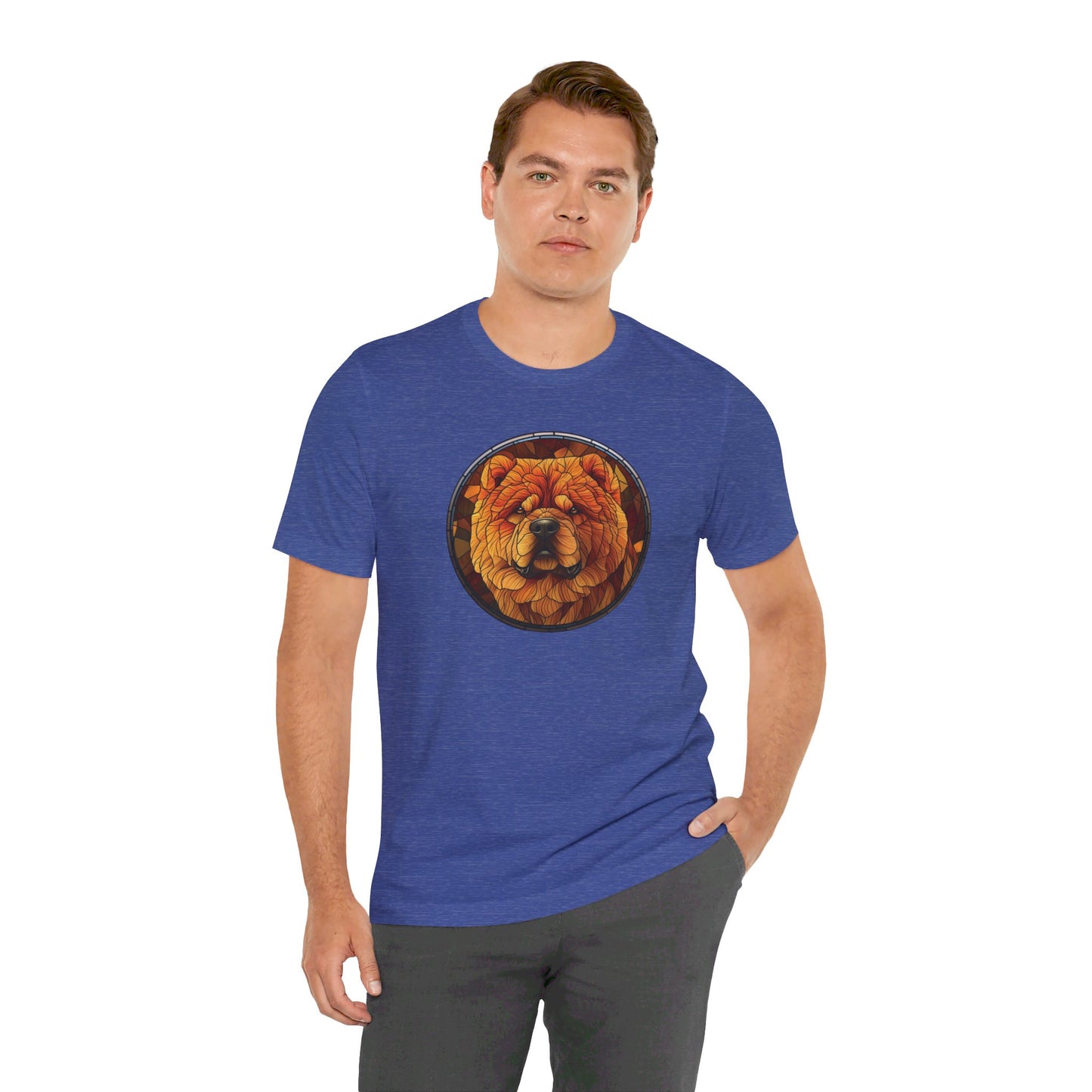 Chow Chow T-Shirt, Chow Chow Shirt, Chow Chow Graphic Design, Gift for Her, Gift for Him, Pet Lover T-Shirt, Pet T-Shirt, Colorful Rottweiler, Colorful Design, Unisex Jersey Short Sleeve Tee