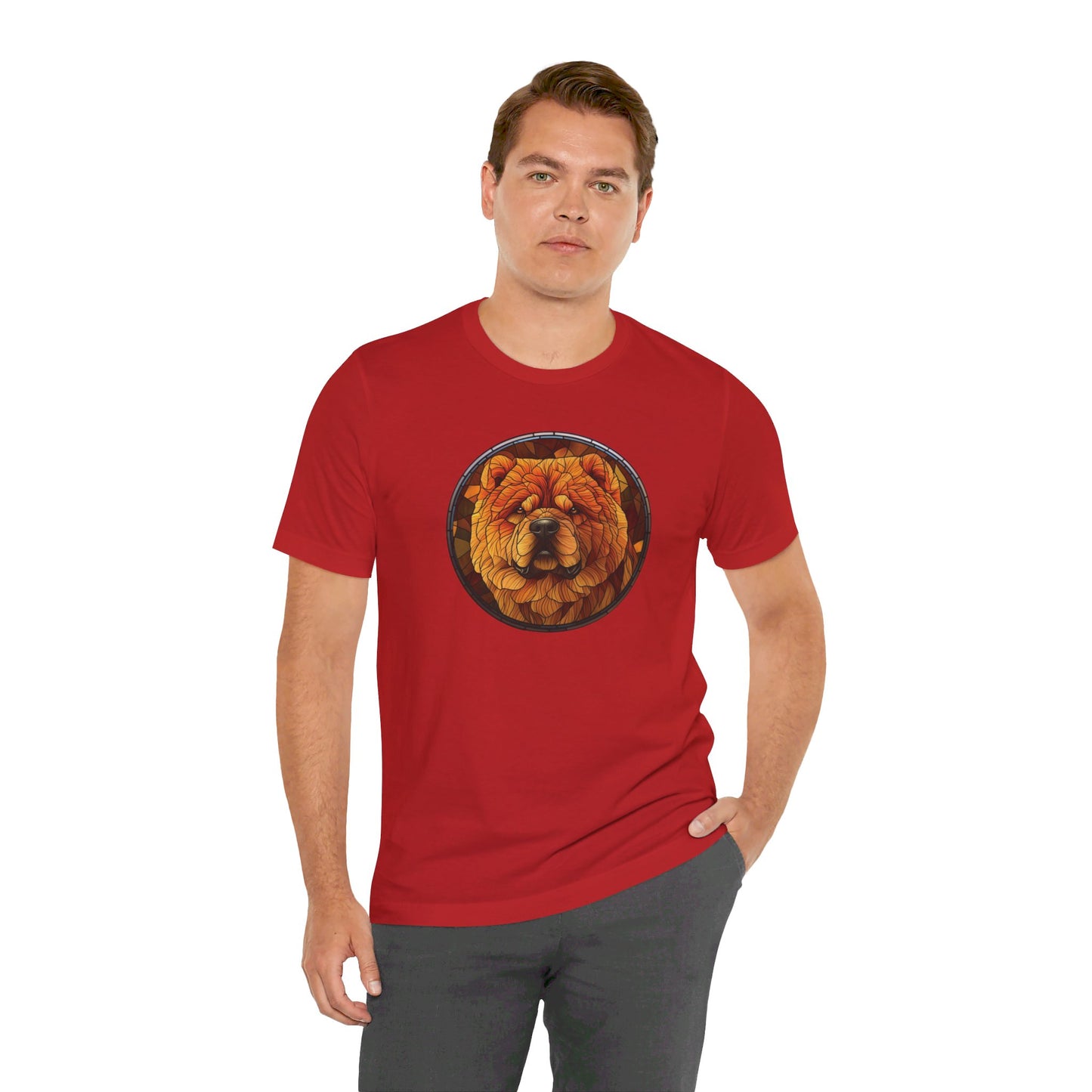 Chow Chow T-Shirt, Chow Chow Shirt, Chow Chow Graphic Design, Gift for Her, Gift for Him, Pet Lover T-Shirt, Pet T-Shirt, Colorful Rottweiler, Colorful Design, Unisex Jersey Short Sleeve Tee
