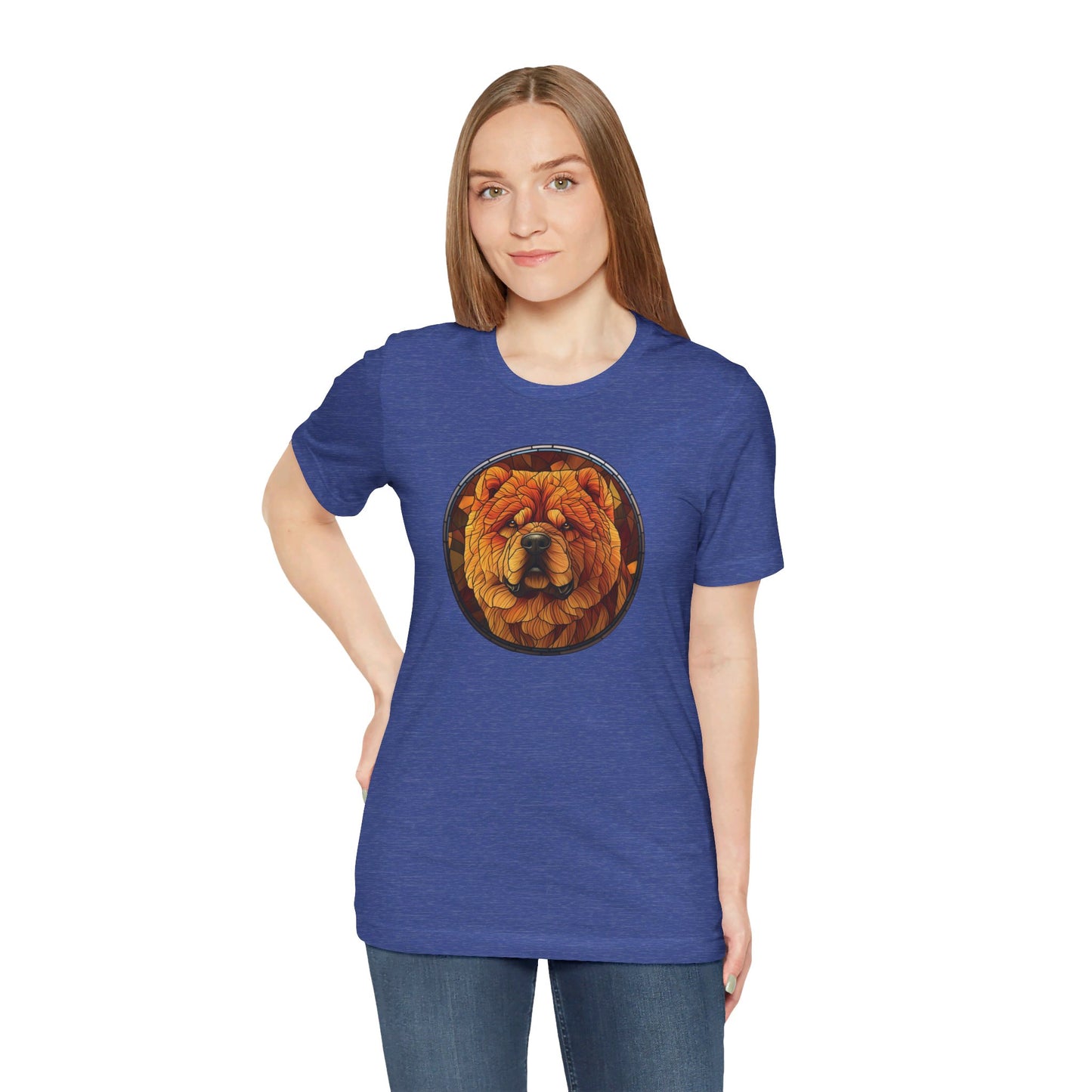 Chow Chow T-Shirt, Chow Chow Shirt, Chow Chow Graphic Design, Gift for Her, Gift for Him, Pet Lover T-Shirt, Pet T-Shirt, Colorful Rottweiler, Colorful Design, Unisex Jersey Short Sleeve Tee