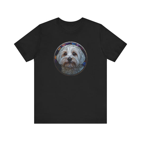 Coton De Tulear T-Shirt, Coton De Tulear Shirt, Coton De Tulear Graphic Design, Gift for Her, Gift for Him, Pet Lover T-Shirt, Pet T-Shirt, Colorful Coton De Tulear, Colorful Design, Unisex Jersey Short Sleeve Tee