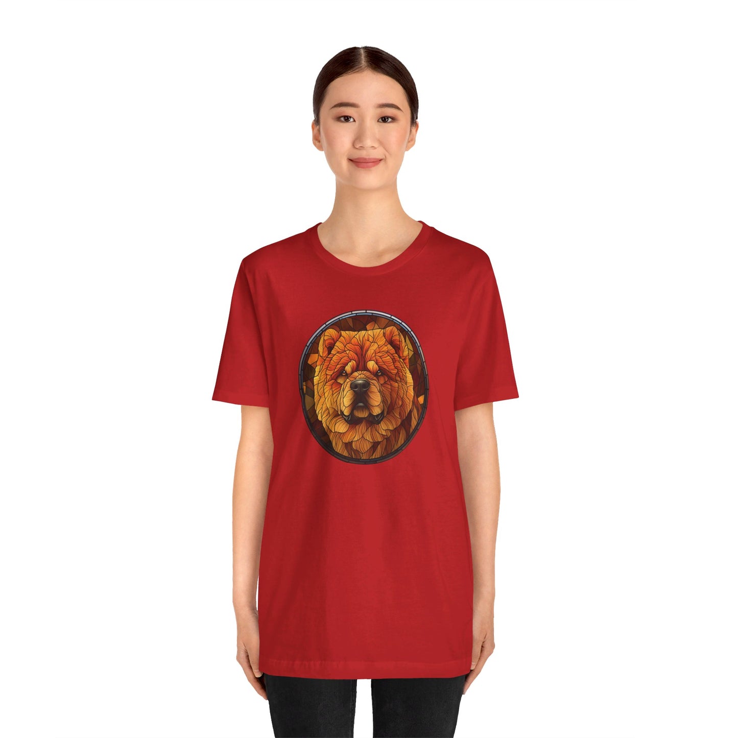 Chow Chow T-Shirt, Chow Chow Shirt, Chow Chow Graphic Design, Gift for Her, Gift for Him, Pet Lover T-Shirt, Pet T-Shirt, Colorful Rottweiler, Colorful Design, Unisex Jersey Short Sleeve Tee