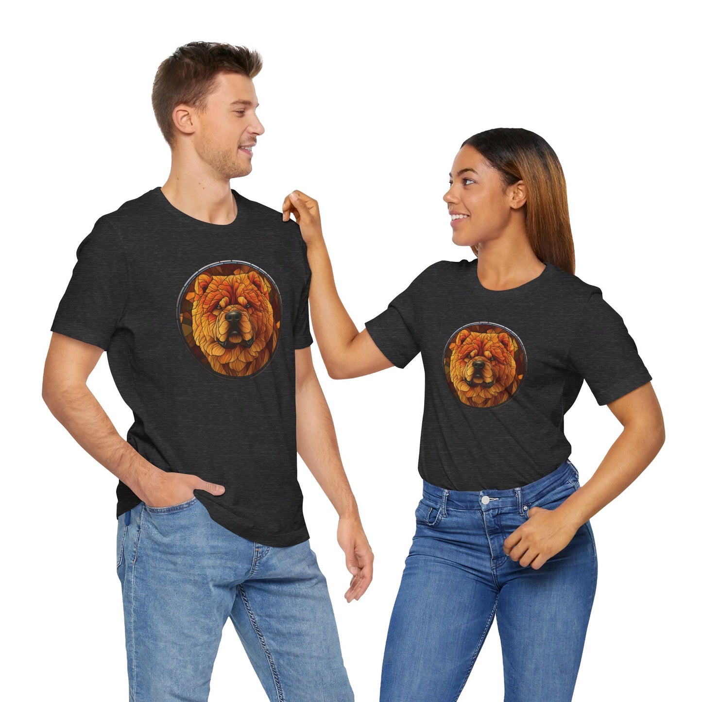 Chow Chow T-Shirt, Chow Chow Shirt, Chow Chow Graphic Design, Gift for Her, Gift for Him, Pet Lover T-Shirt, Pet T-Shirt, Colorful Rottweiler, Colorful Design, Unisex Jersey Short Sleeve Tee