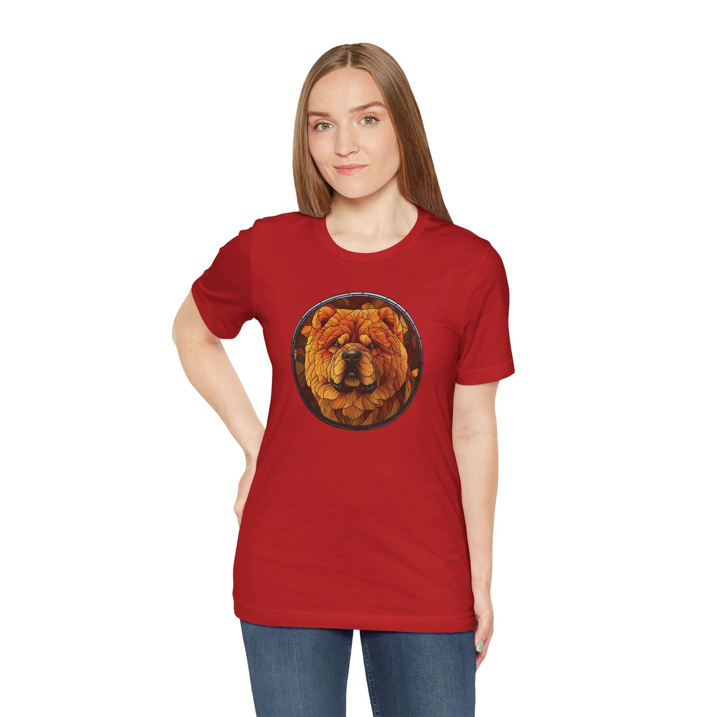 Chow Chow T-Shirt, Chow Chow Shirt, Chow Chow Graphic Design, Gift for Her, Gift for Him, Pet Lover T-Shirt, Pet T-Shirt, Colorful Rottweiler, Colorful Design, Unisex Jersey Short Sleeve Tee
