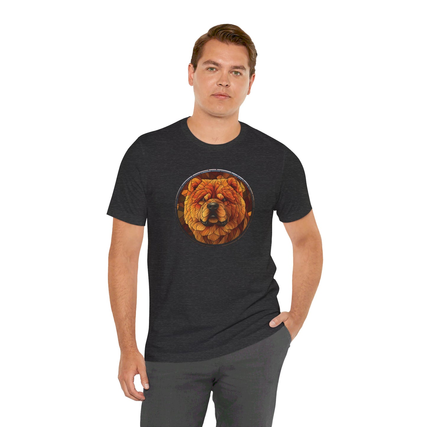 Chow Chow T-Shirt, Chow Chow Shirt, Chow Chow Graphic Design, Gift for Her, Gift for Him, Pet Lover T-Shirt, Pet T-Shirt, Colorful Rottweiler, Colorful Design, Unisex Jersey Short Sleeve Tee