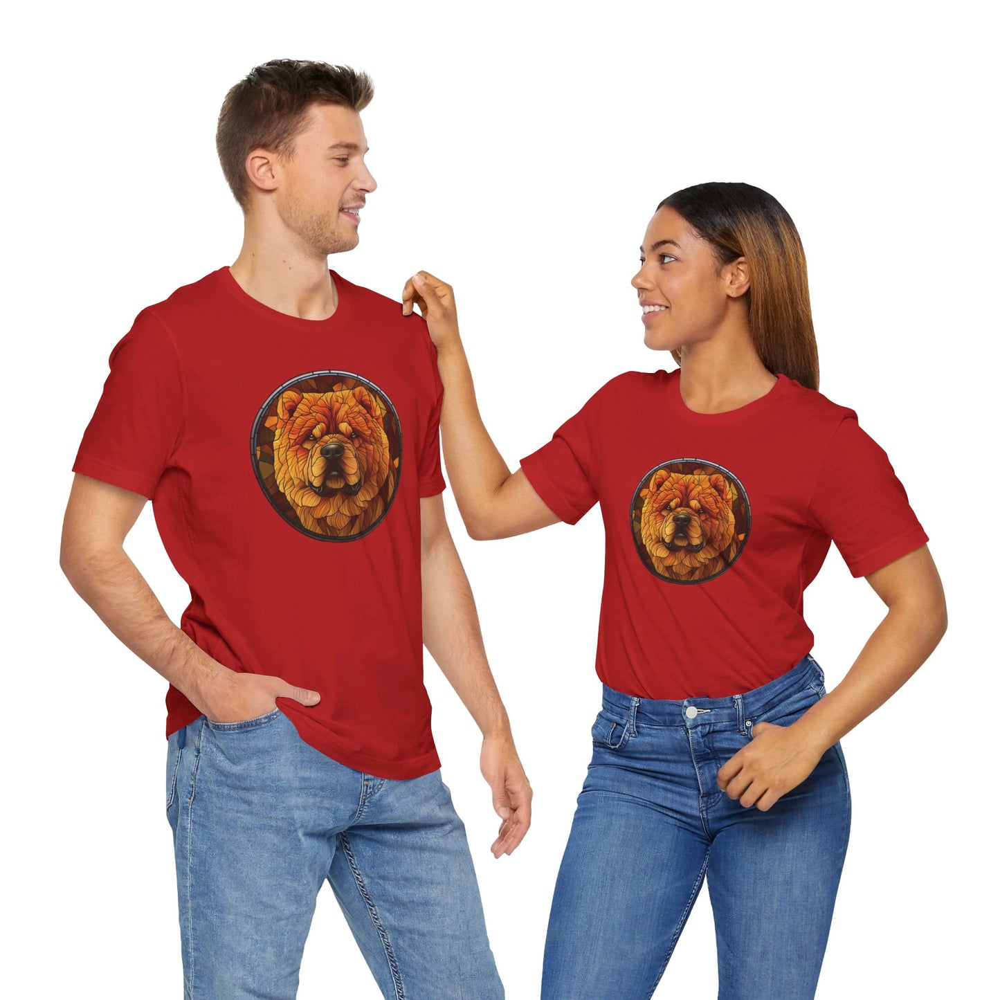 Chow Chow T-Shirt, Chow Chow Shirt, Chow Chow Graphic Design, Gift for Her, Gift for Him, Pet Lover T-Shirt, Pet T-Shirt, Colorful Rottweiler, Colorful Design, Unisex Jersey Short Sleeve Tee
