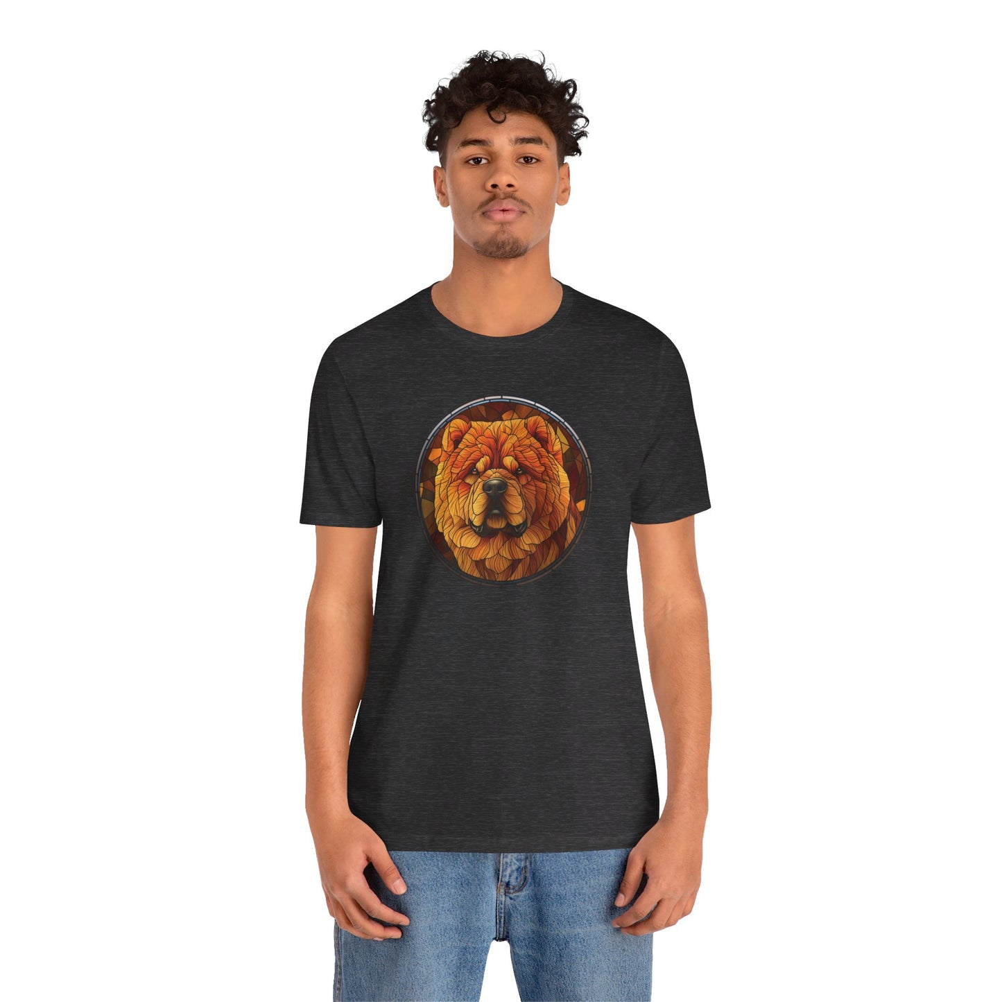 Chow Chow T-Shirt, Chow Chow Shirt, Chow Chow Graphic Design, Gift for Her, Gift for Him, Pet Lover T-Shirt, Pet T-Shirt, Colorful Rottweiler, Colorful Design, Unisex Jersey Short Sleeve Tee