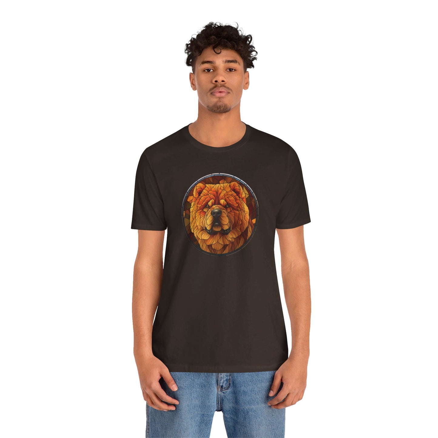 Chow Chow T-Shirt, Chow Chow Shirt, Chow Chow Graphic Design, Gift for Her, Gift for Him, Pet Lover T-Shirt, Pet T-Shirt, Colorful Rottweiler, Colorful Design, Unisex Jersey Short Sleeve Tee