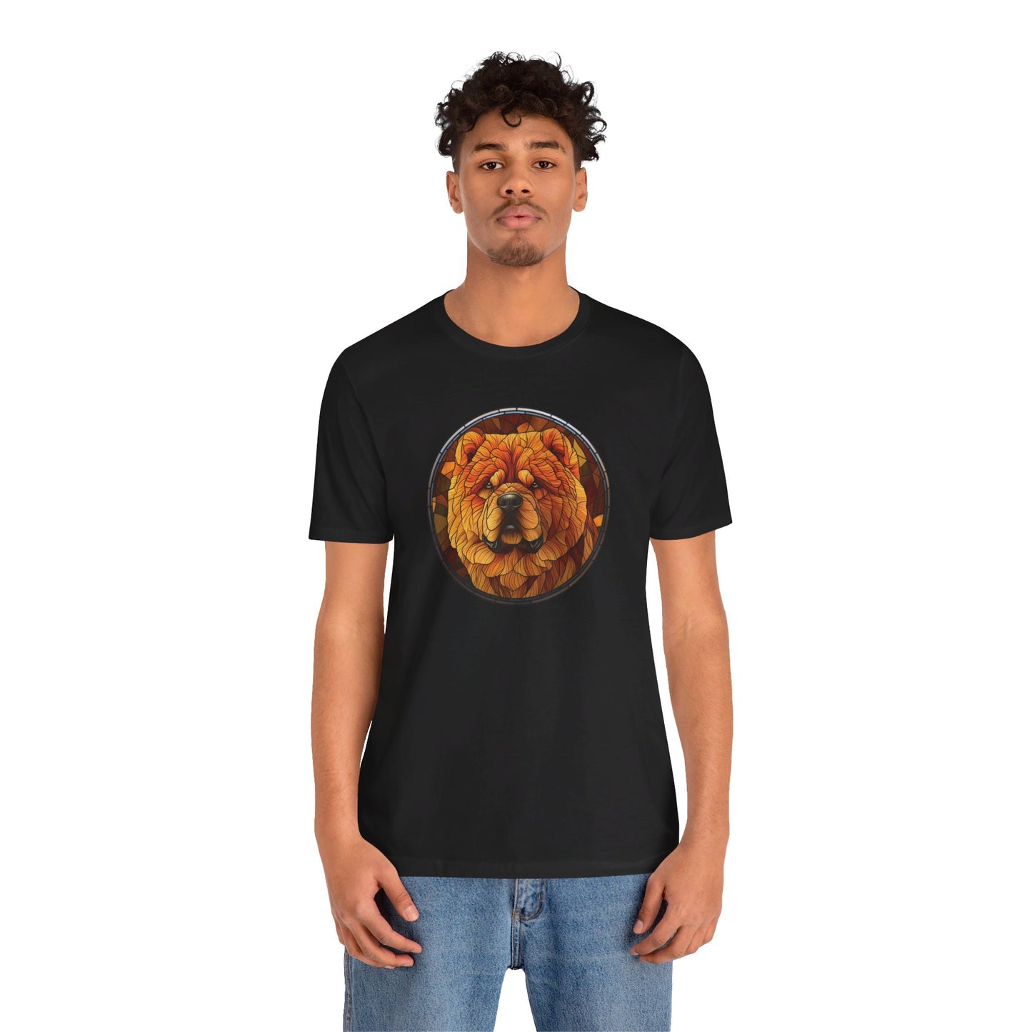 Chow Chow T-Shirt, Chow Chow Shirt, Chow Chow Graphic Design, Gift for Her, Gift for Him, Pet Lover T-Shirt, Pet T-Shirt, Colorful Rottweiler, Colorful Design, Unisex Jersey Short Sleeve Tee