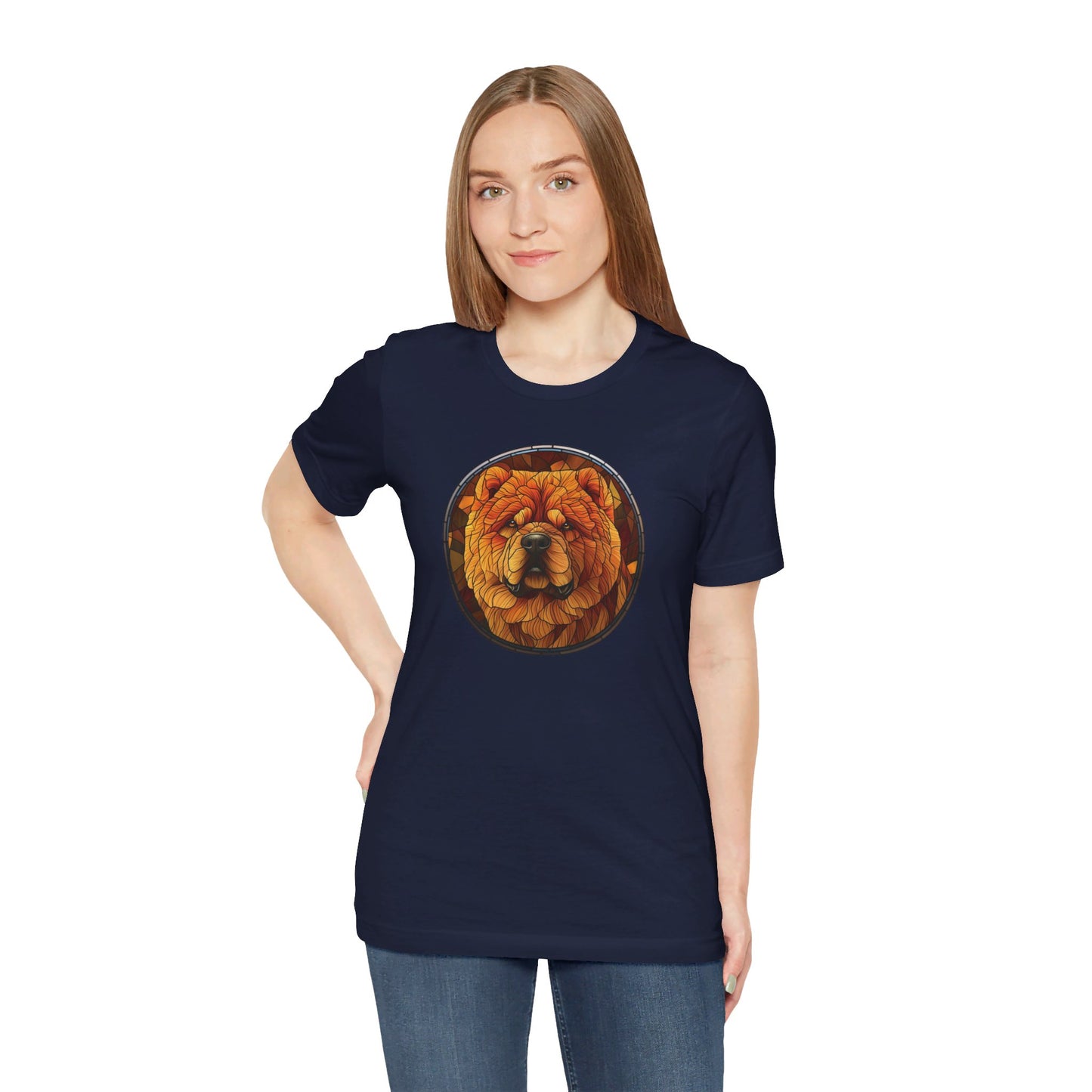 Chow Chow T-Shirt, Chow Chow Shirt, Chow Chow Graphic Design, Gift for Her, Gift for Him, Pet Lover T-Shirt, Pet T-Shirt, Colorful Rottweiler, Colorful Design, Unisex Jersey Short Sleeve Tee