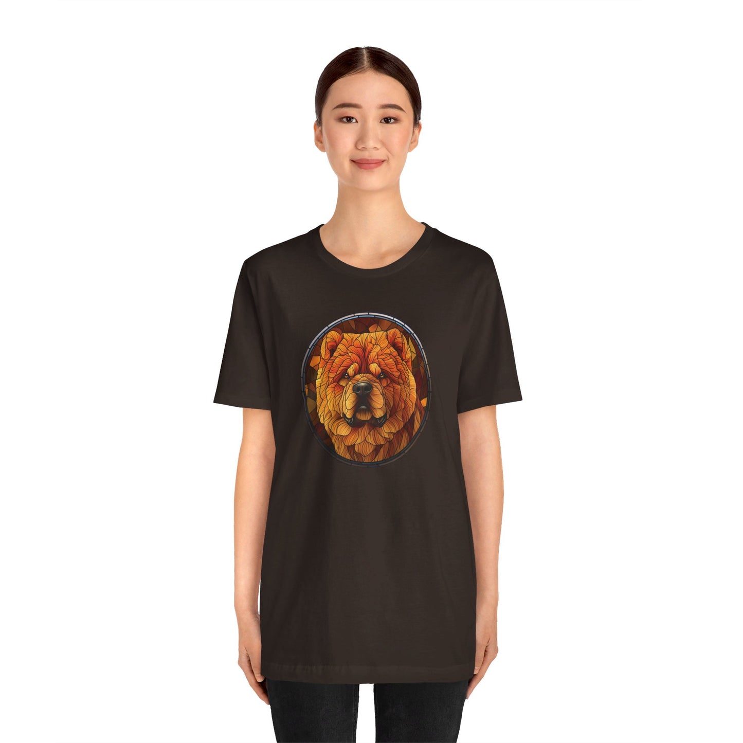 Chow Chow T-Shirt, Chow Chow Shirt, Chow Chow Graphic Design, Gift for Her, Gift for Him, Pet Lover T-Shirt, Pet T-Shirt, Colorful Rottweiler, Colorful Design, Unisex Jersey Short Sleeve Tee