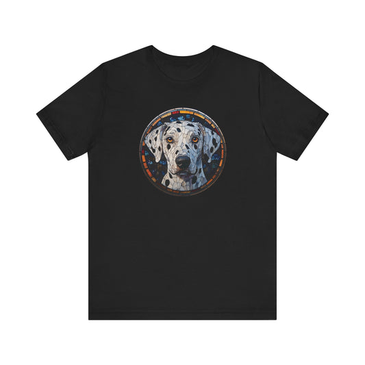 Dalmatian T-Shirt, Dalmatian Shirt, Dalmatian Graphic Design, Gift for Her, Gift for Him, Pet Lover T-Shirt, Pet T-Shirt, Colorful Dalmatian, Colorful Design, Unisex Jersey Short Sleeve Tee